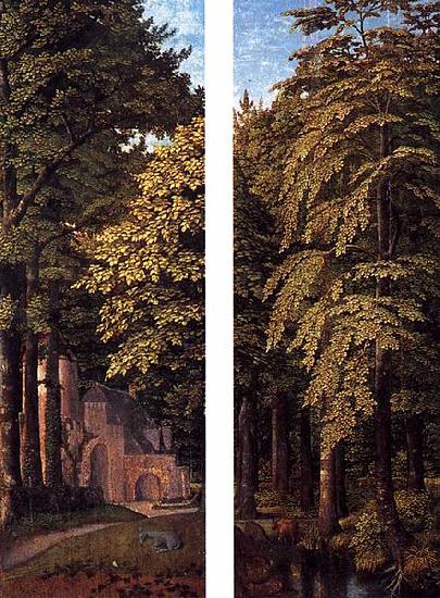 Gerard David Forest scene oil painting image
